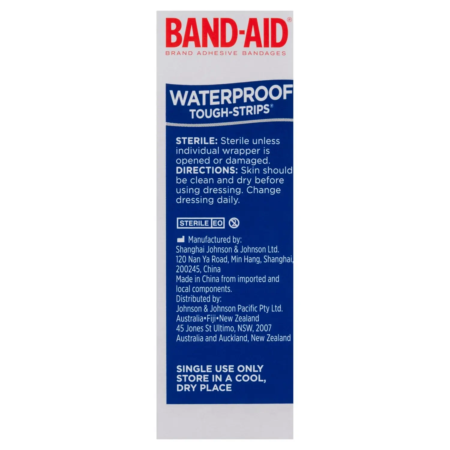 BAND-AID Waterproof Tough Strips 20 Pack