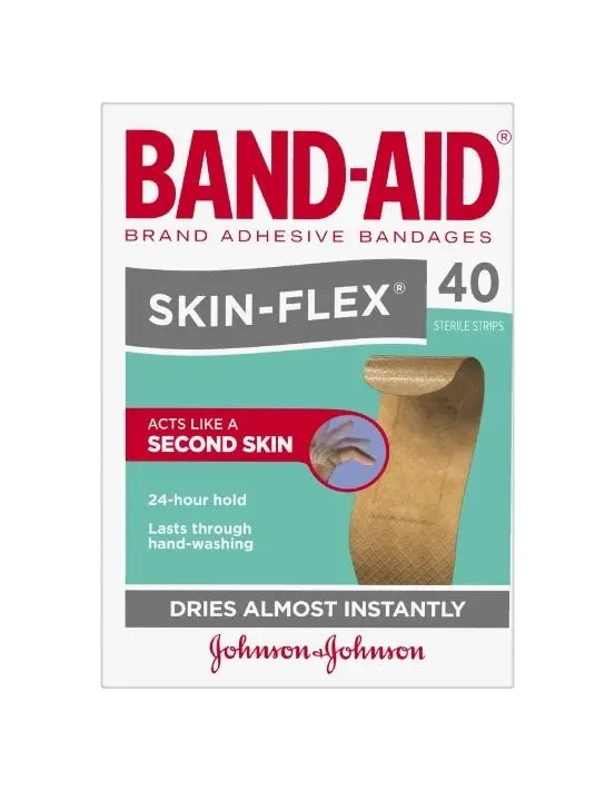 BAND-AID Skin-Flex Strips 40 Pack