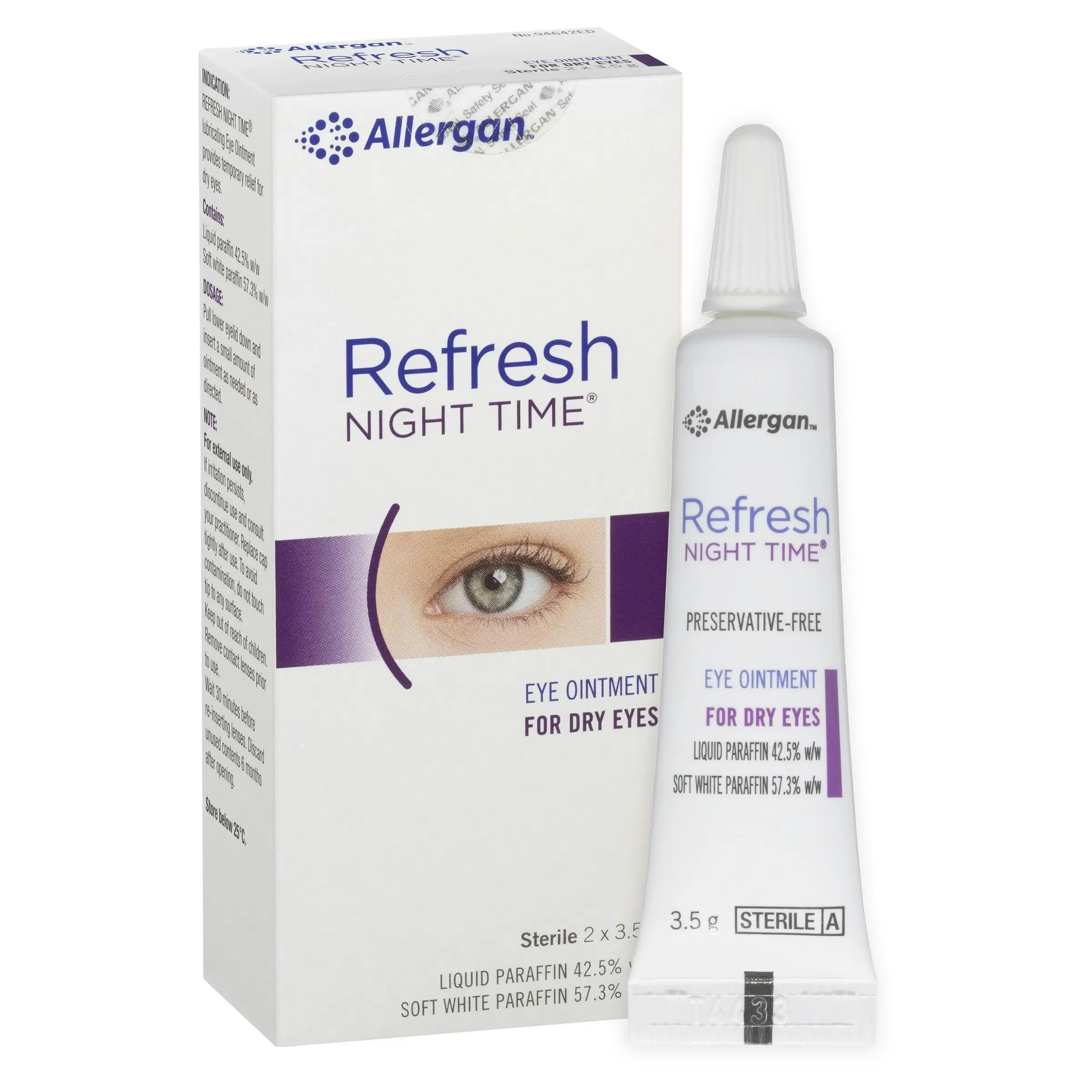 Allergan Refresh Night Time Eye Ointment 2 x 3.5g