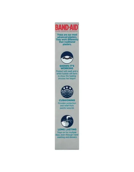 BAND-AID Advanced Healing Hydro Seal Gel Plasters Large 6 Pack