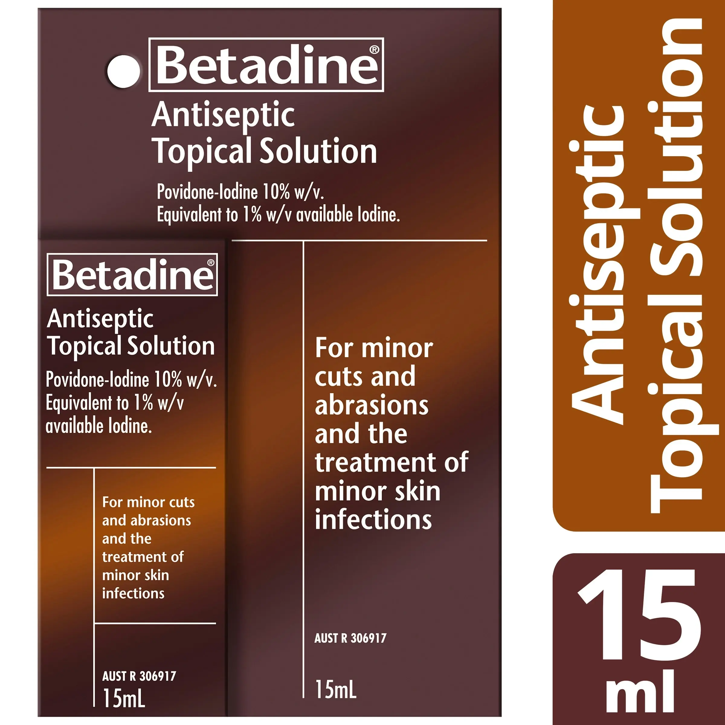 Betadine Antiseptic Topical Solution 15mL