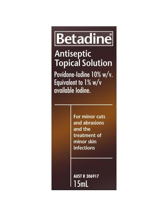 Betadine Antiseptic Topical Solution 15mL