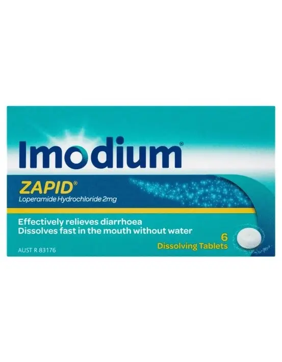 IMODIUM Zapid Dissolving Tablets 6 Pack