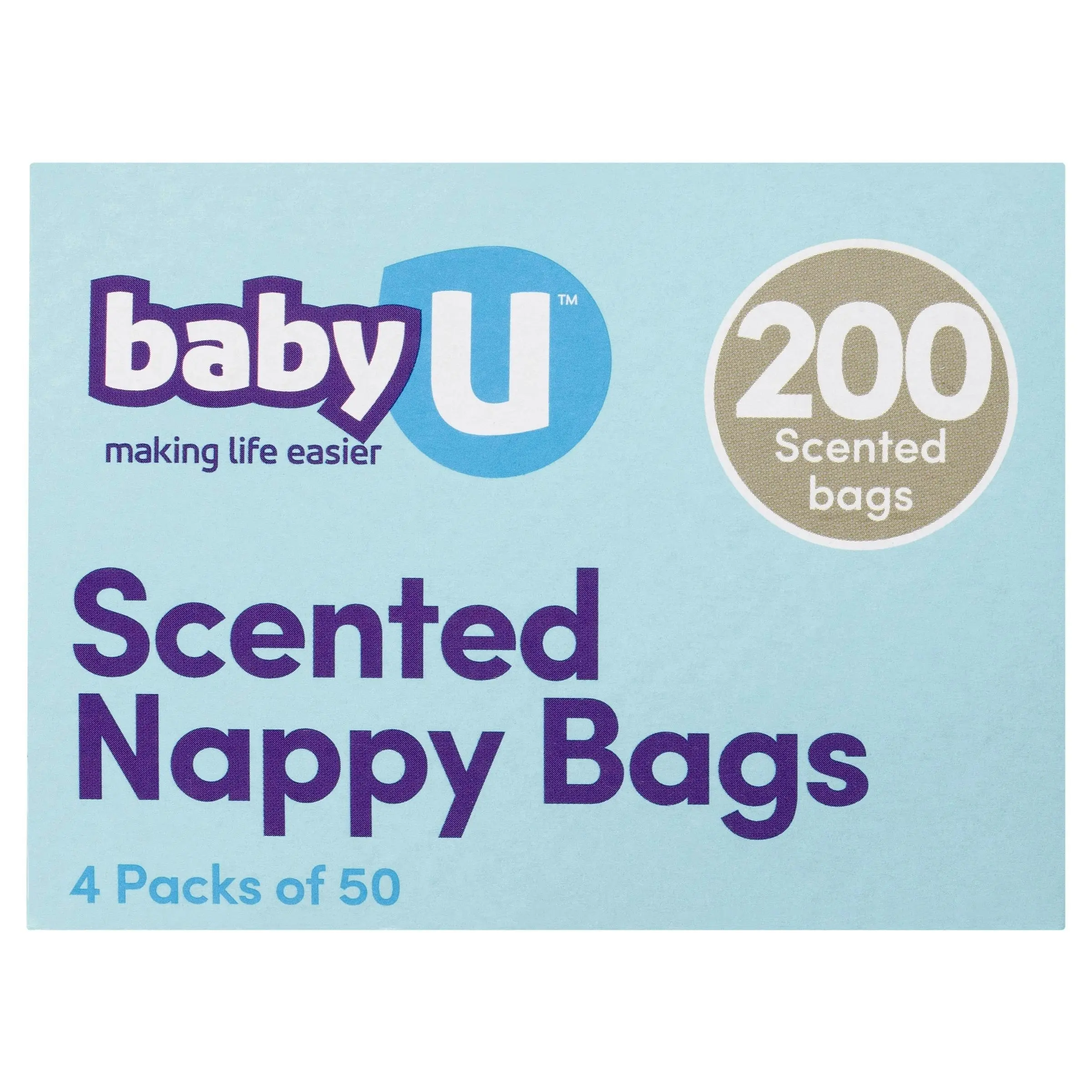 Baby U Nappy Bags 200 Pack