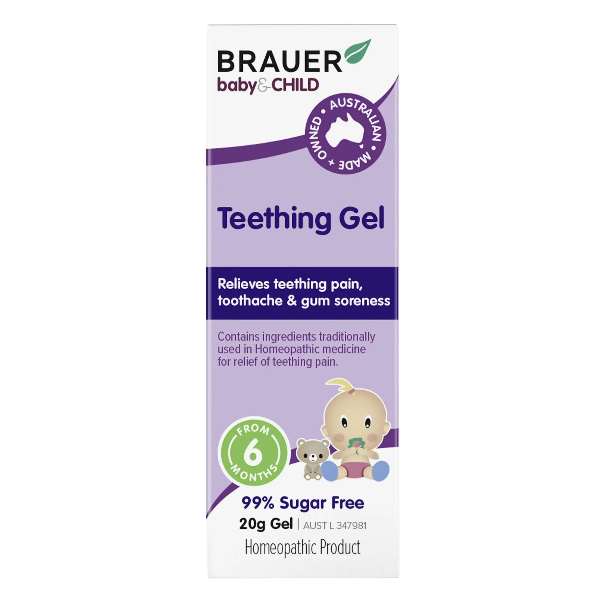 Brauer Baby & Child Teething Gel 20g