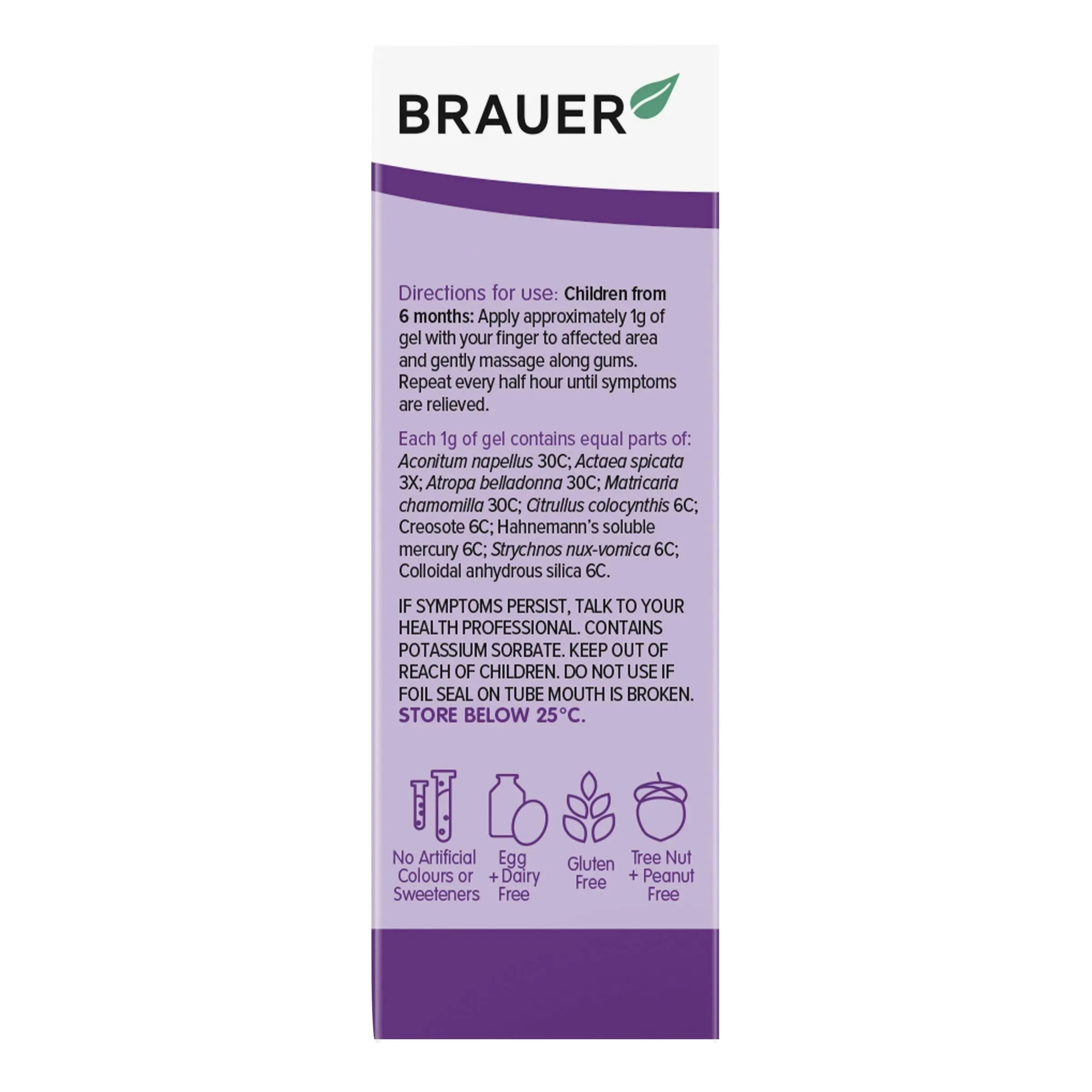 Brauer Baby & Child Teething Gel 20g