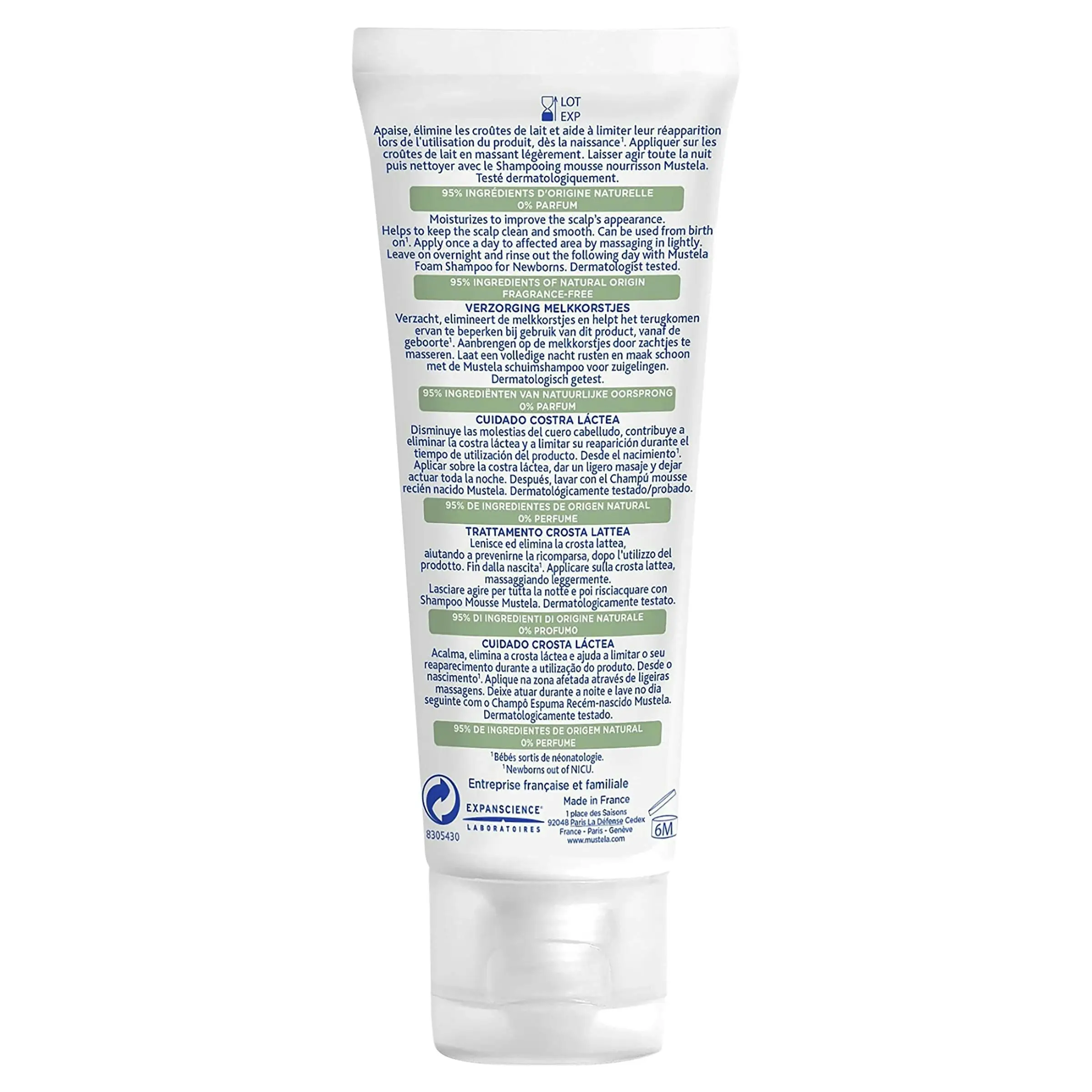 MUSTELA Cradle Cap Cream 40ml