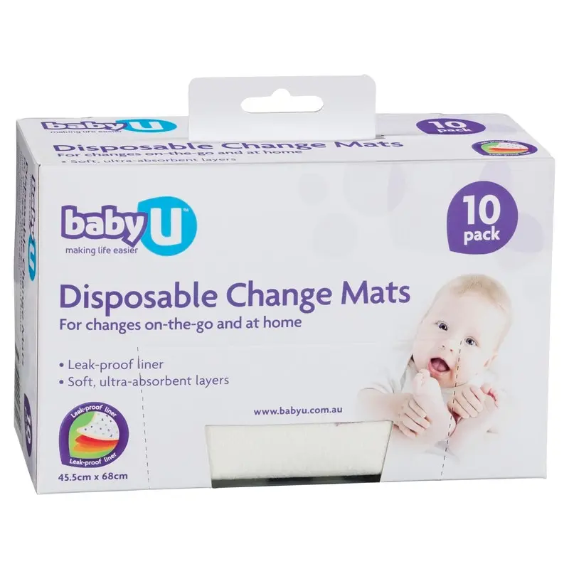 Baby U Change Mats 10 Pack