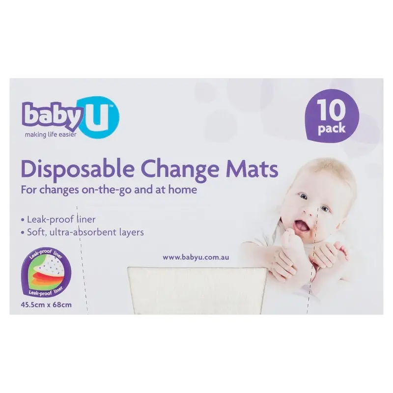 Baby U Change Mats 10 Pack