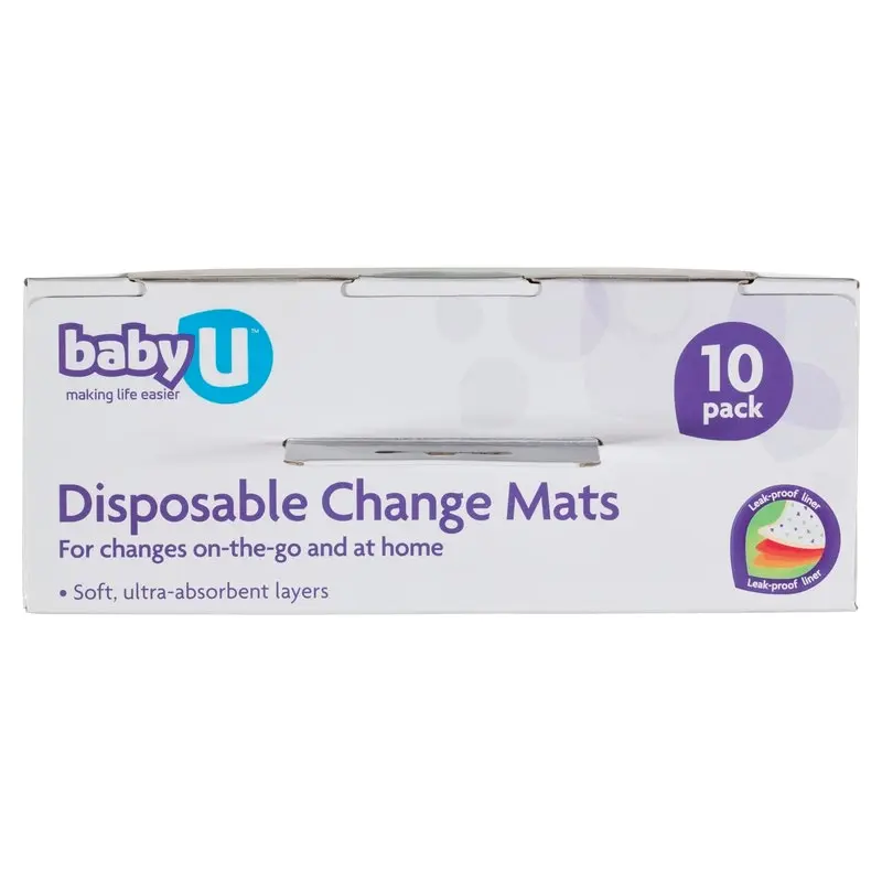 Baby U Change Mats 10 Pack