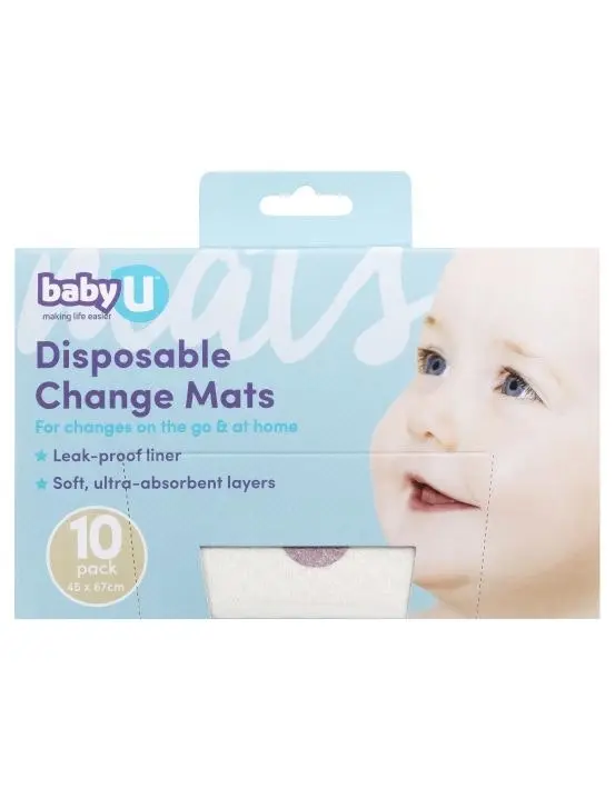 Baby U Change Mats 10 Pack