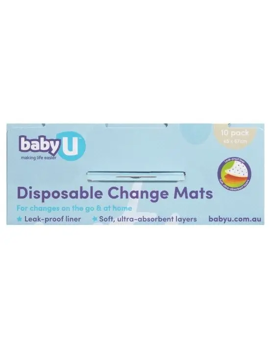 Baby U Change Mats 10 Pack