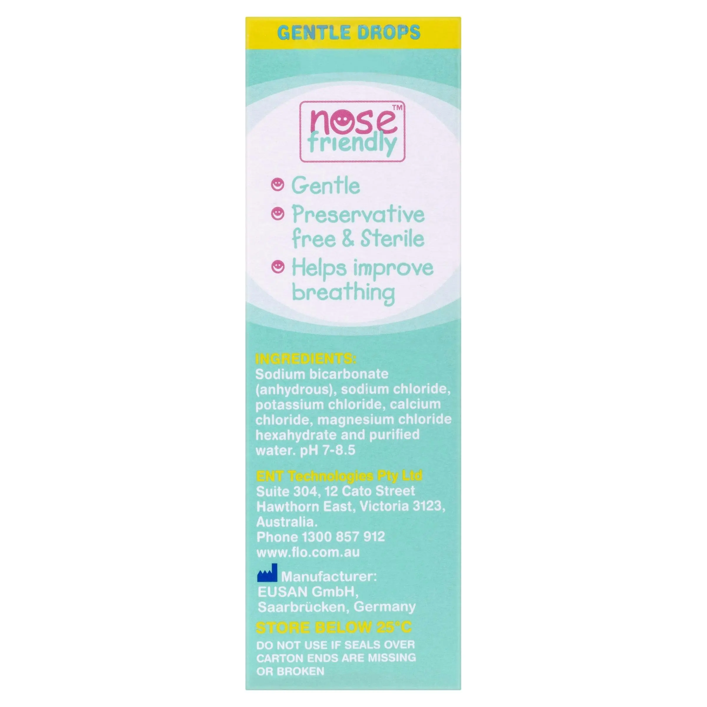 Flo Baby Saline + Nasal Drops 15mL