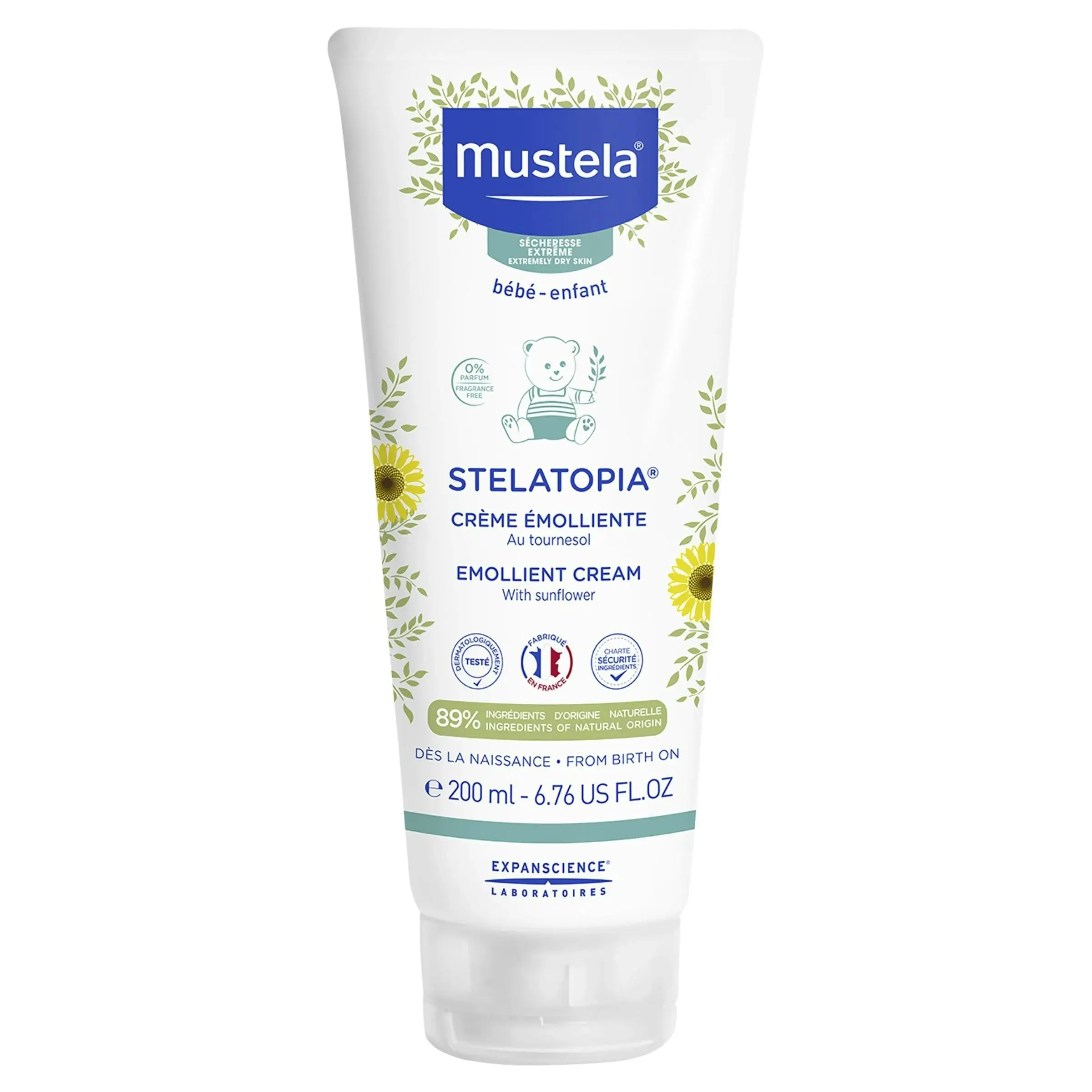 MUSTELA Stelatopia Emollient Baby Cream 200ml