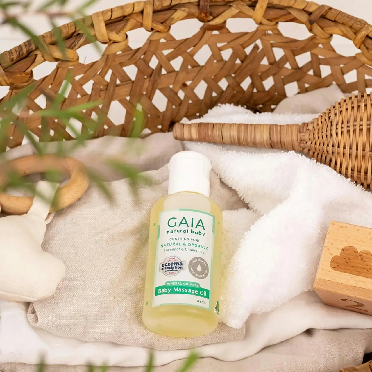 Gaia Natural Baby Massage Oil 125mL