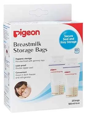 PIGEON Breast Milk Storage Bags 25 Bags