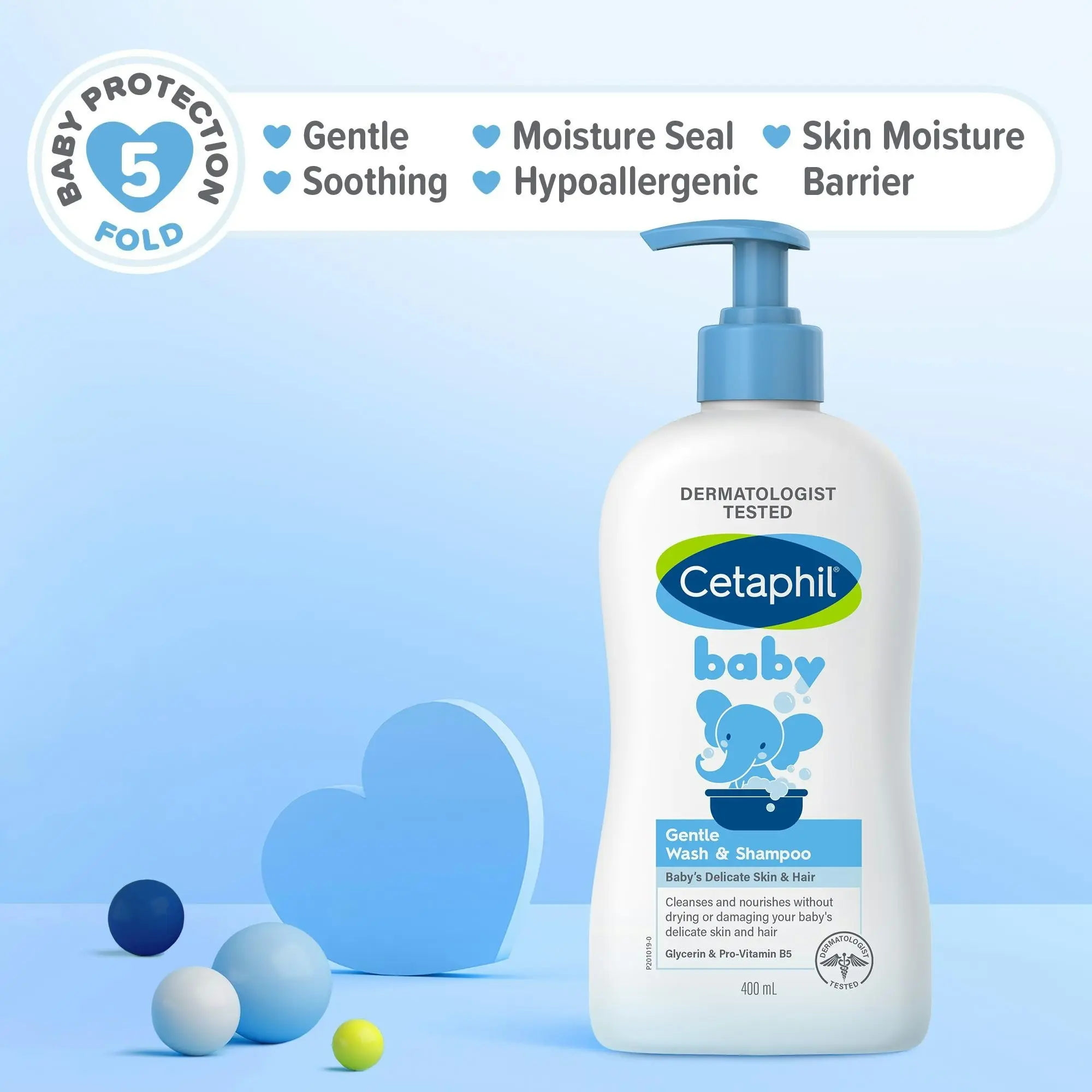 Cetaphil Baby Gentle Wash and Shampoo 400ml