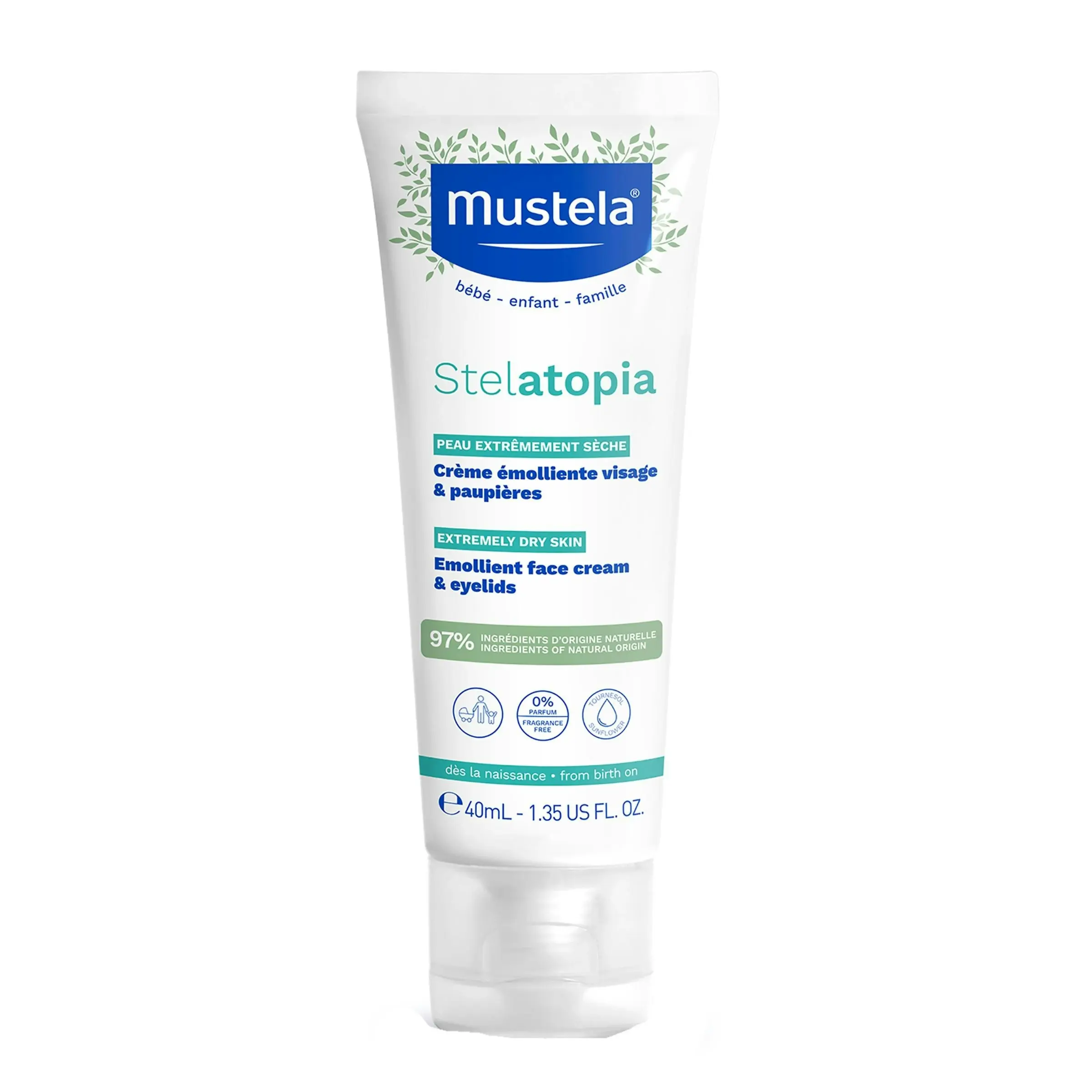 MUSTELA Stelatopia® Emollient Face Cream 40ml