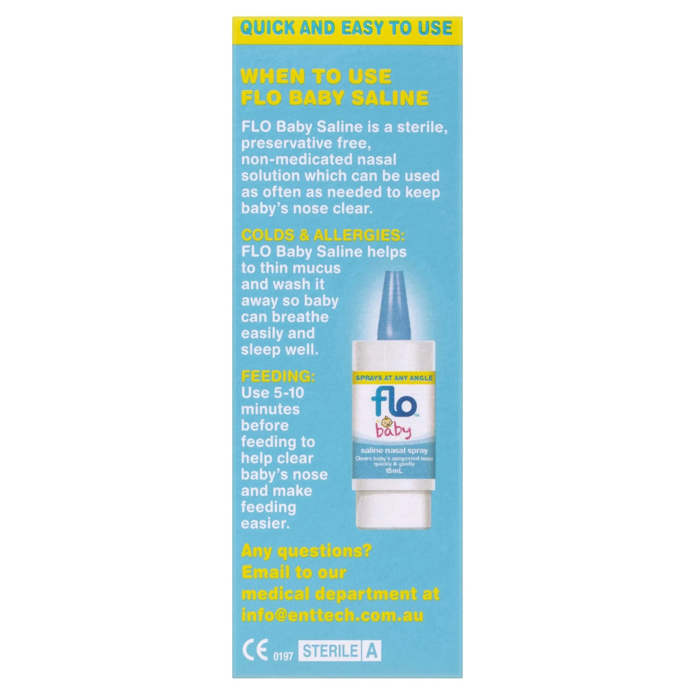 Flo Baby Saline Spray 15mL