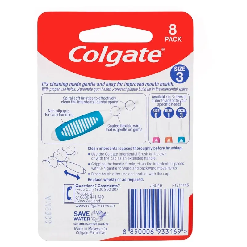 Colgate Interdental Size 3 - 8 Pack