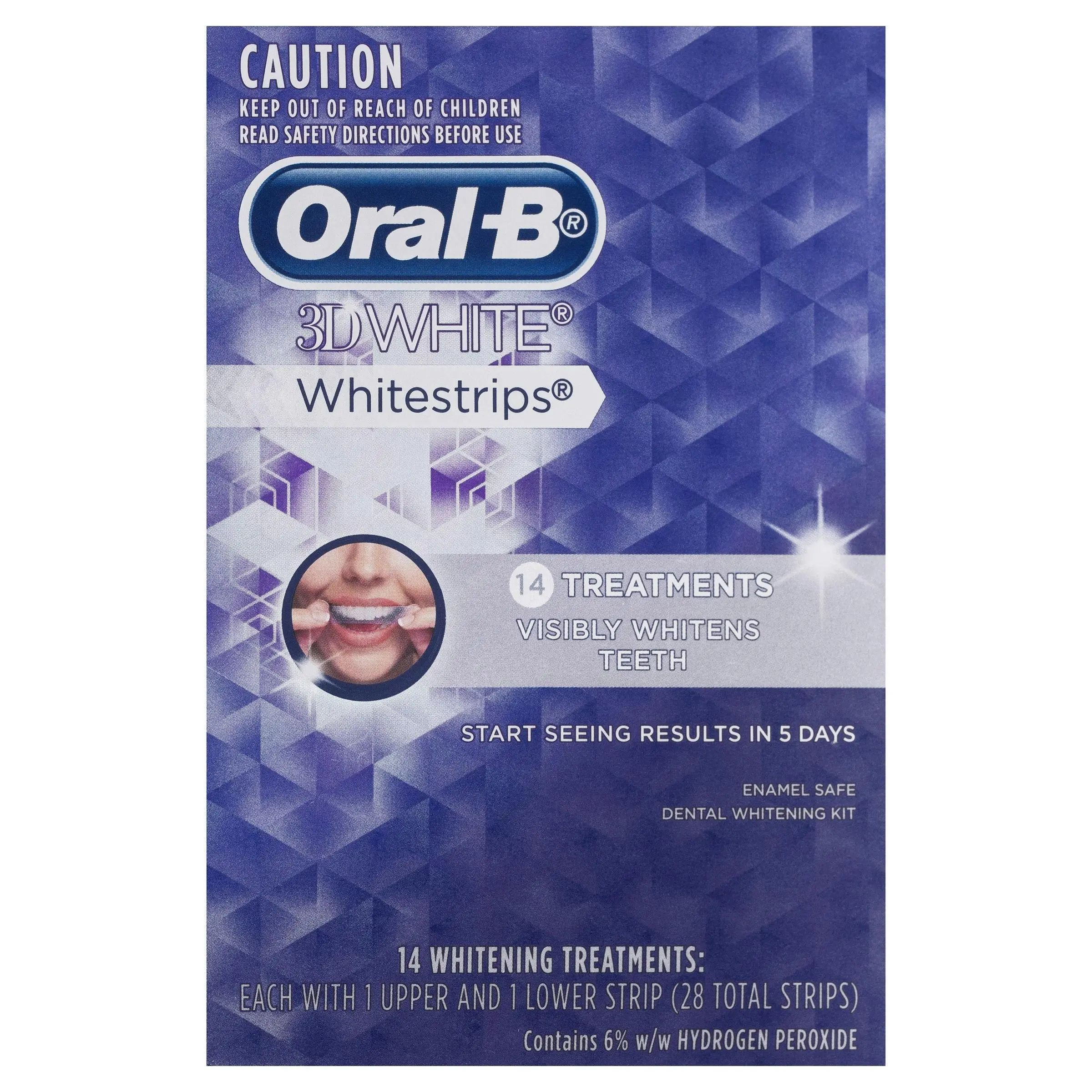 Oral B 3D White Whitening Strips 14 Pack