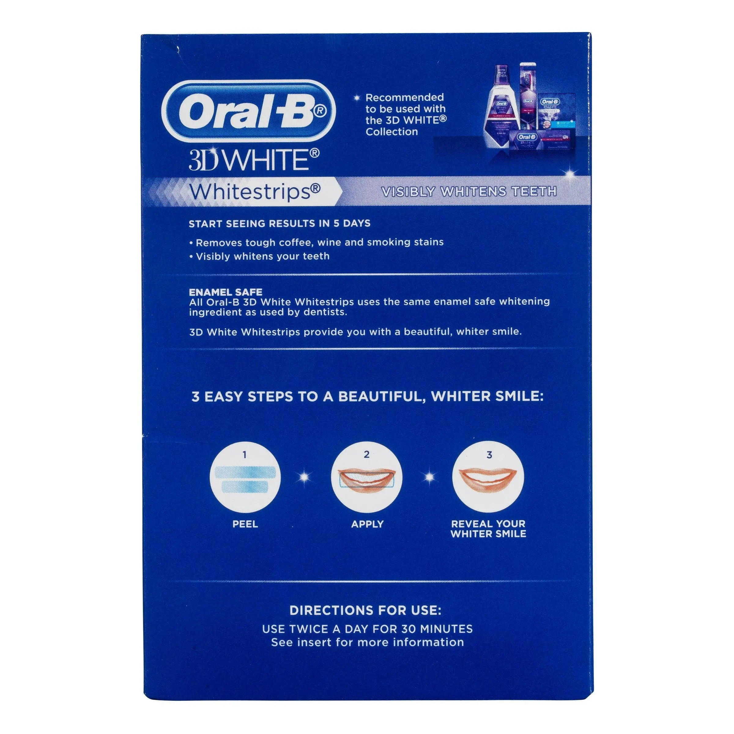 Oral B 3D White Whitening Strips 14 Pack