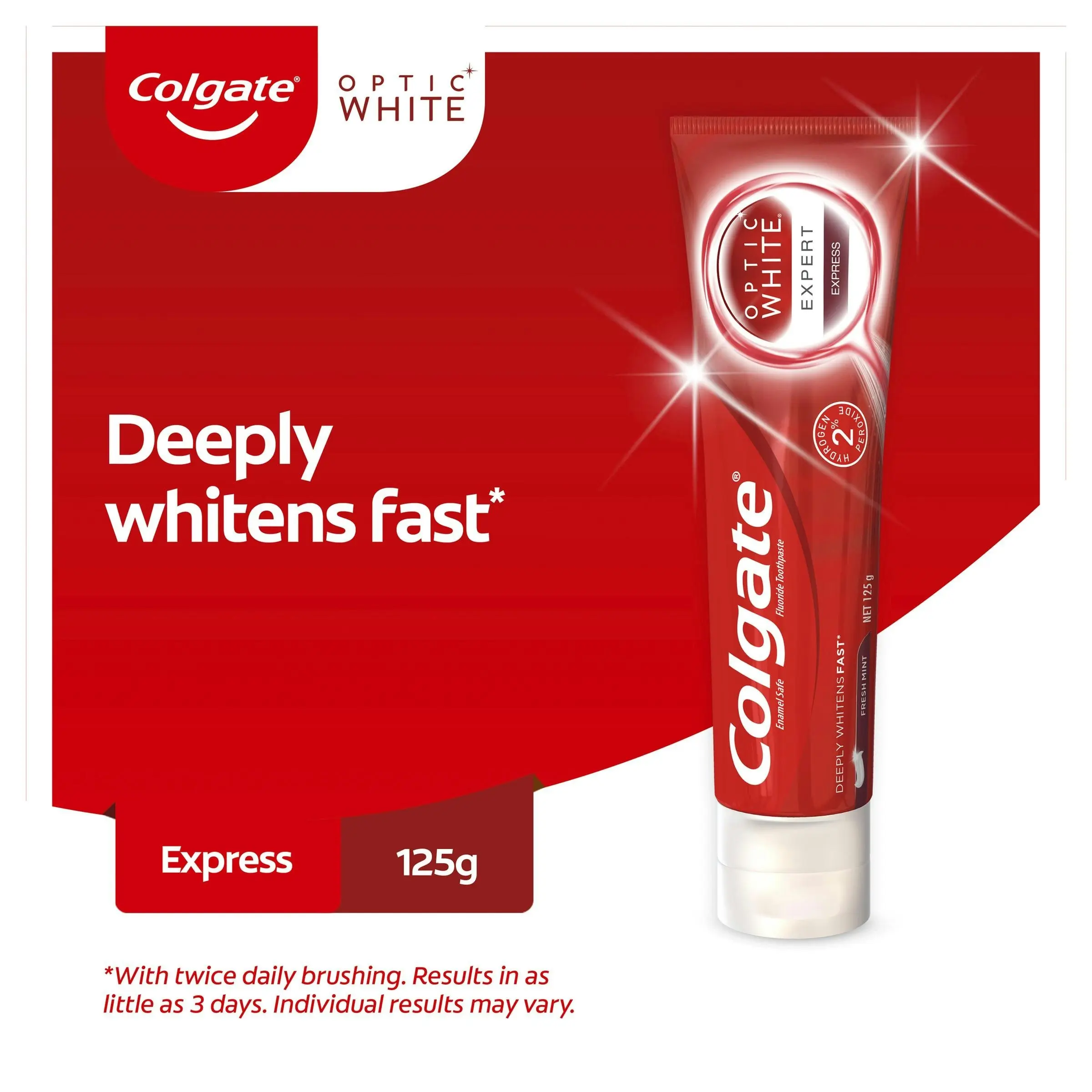 Colgate Toothpaste Optic White Express 125g