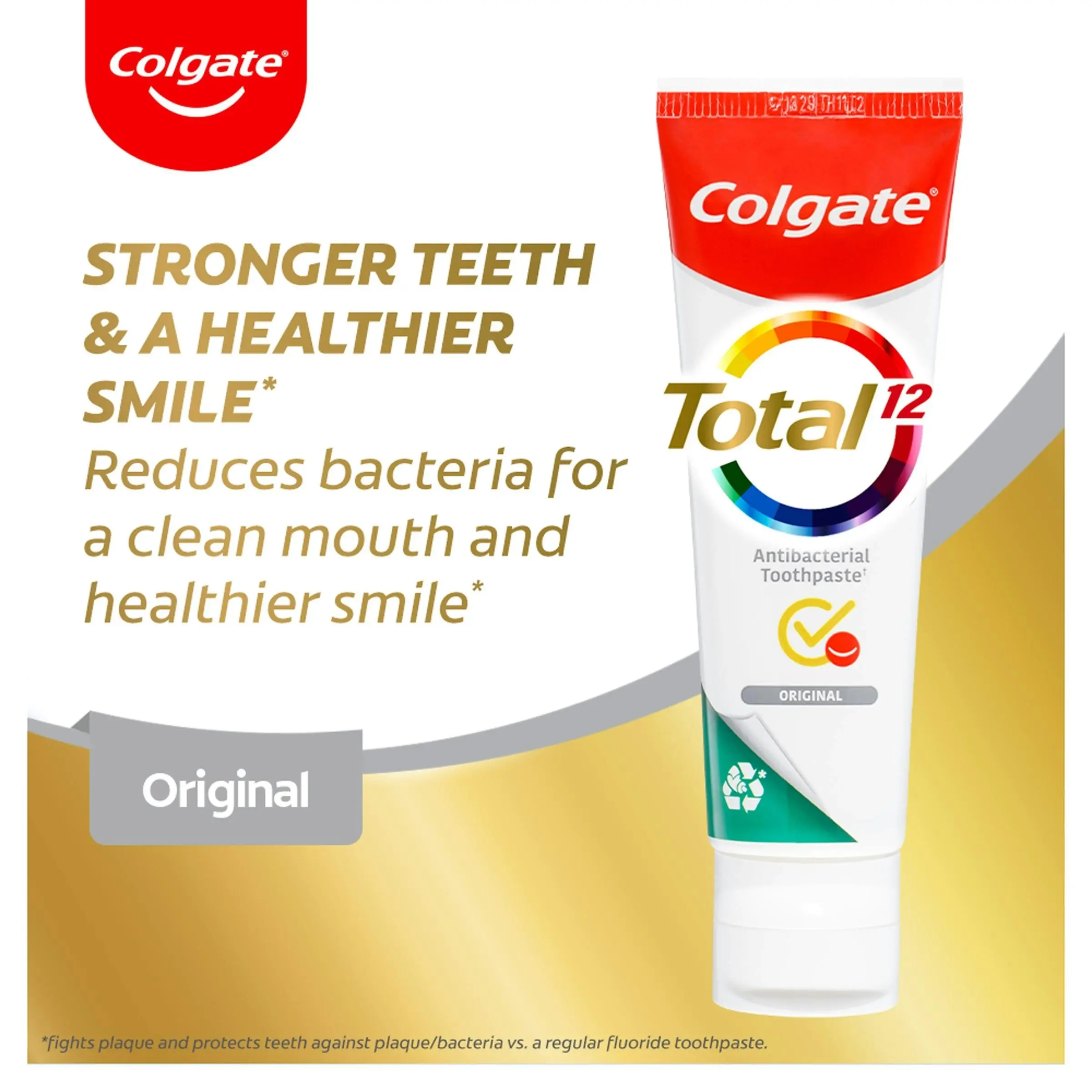 Colgate Total Original Antibacterial Fluoride Toothpaste 115g