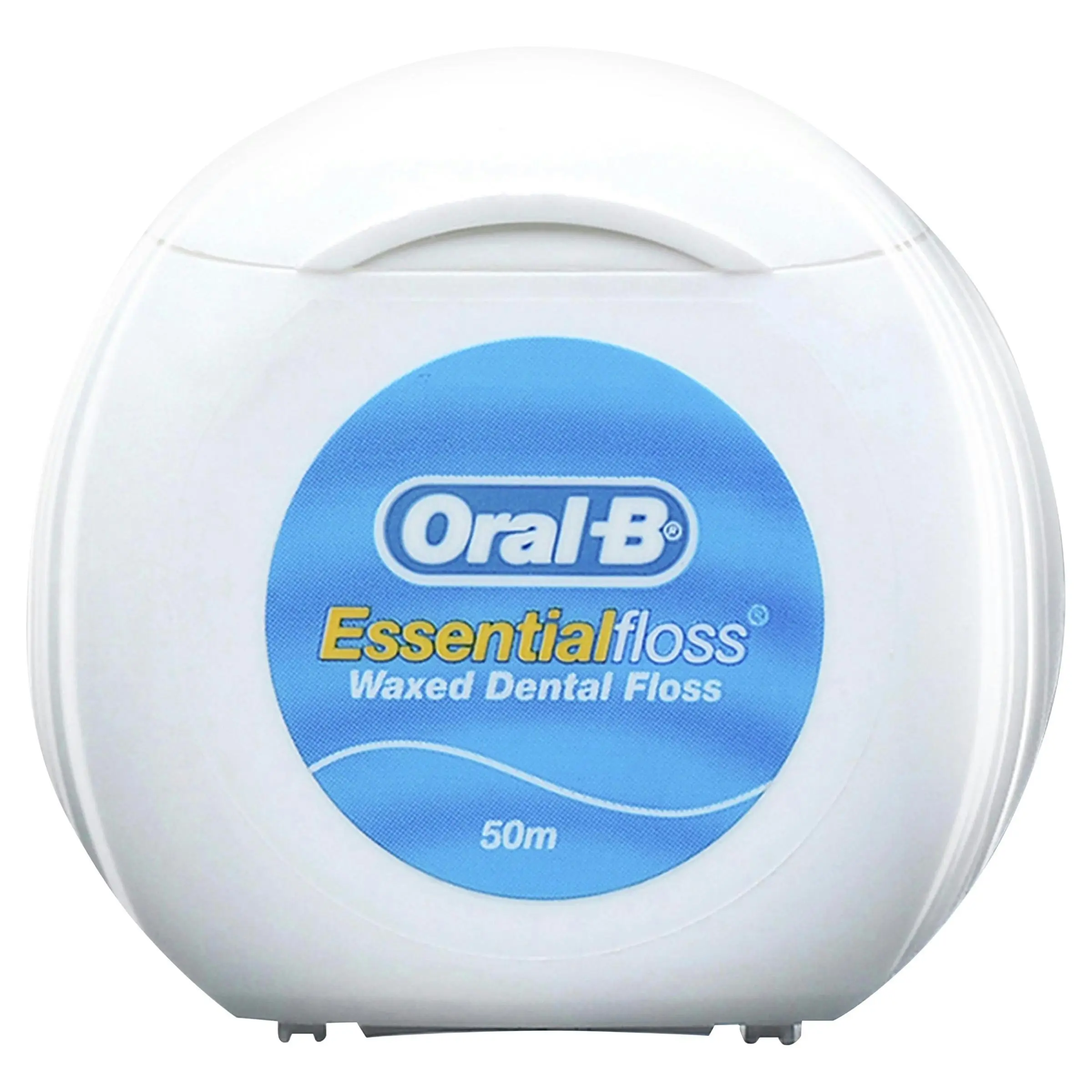 Oral B EssentialFloss Waxed Dental Floss 50m