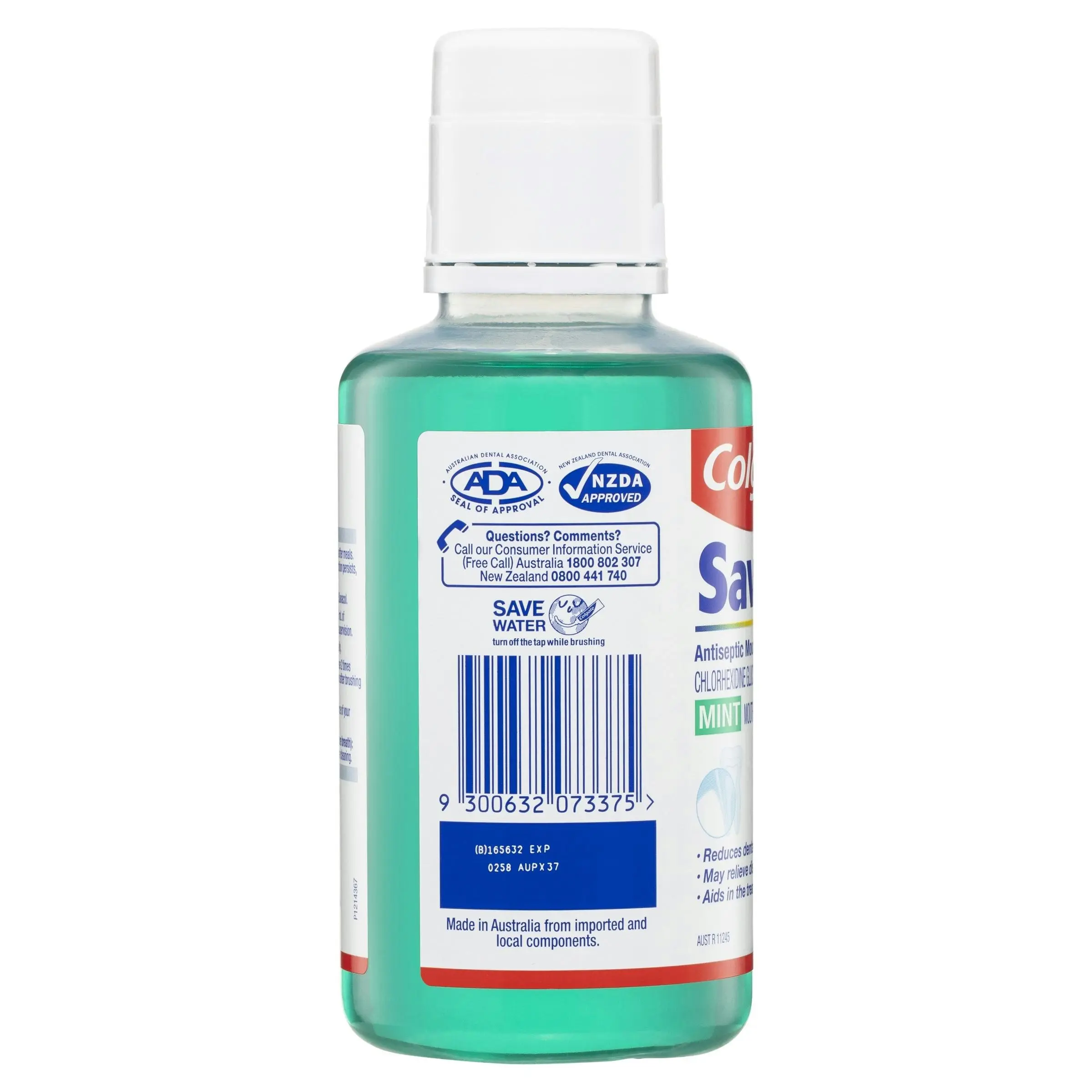 Colgate Savacol Mouthwash Mint 300mL