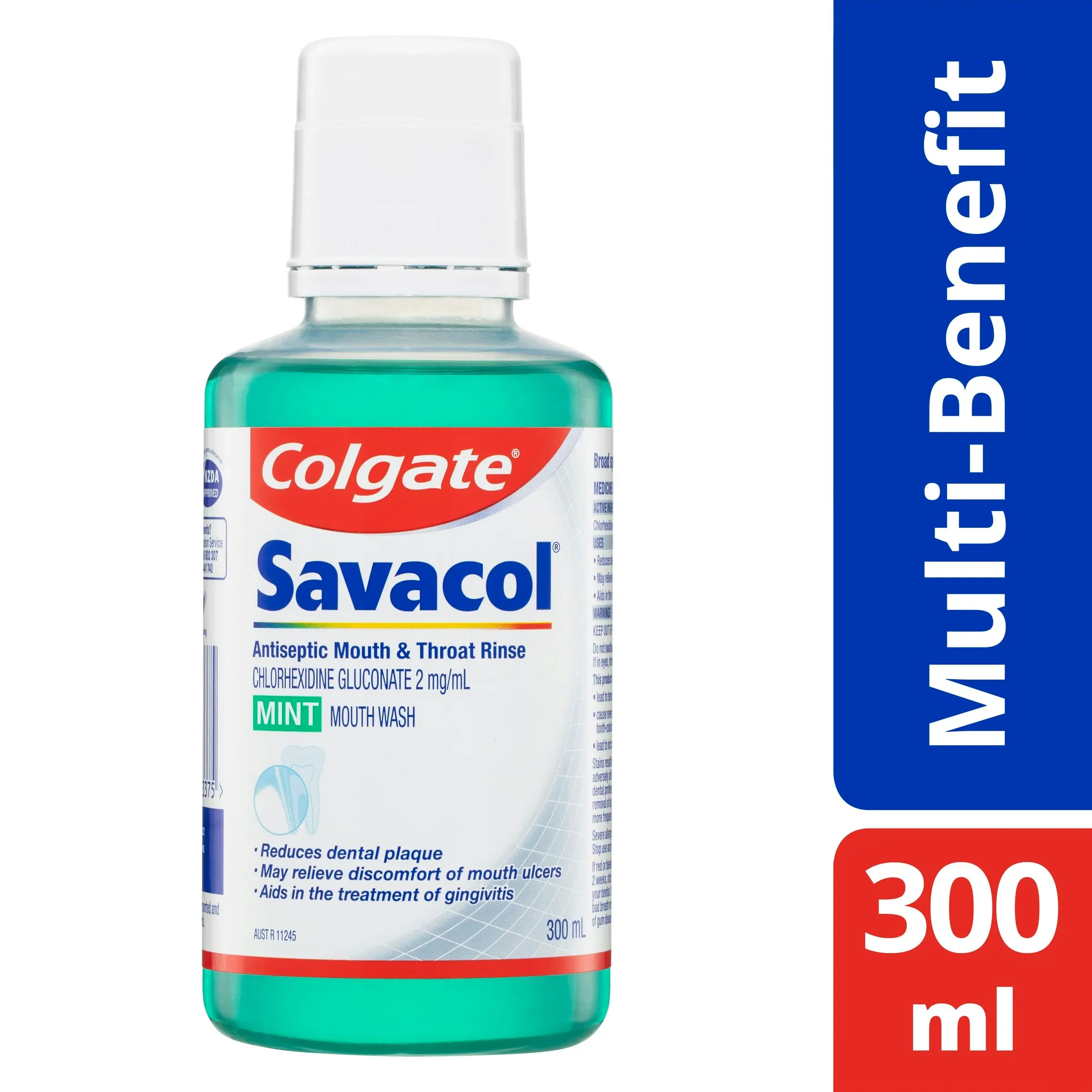 Colgate Savacol Mouthwash Mint 300mL