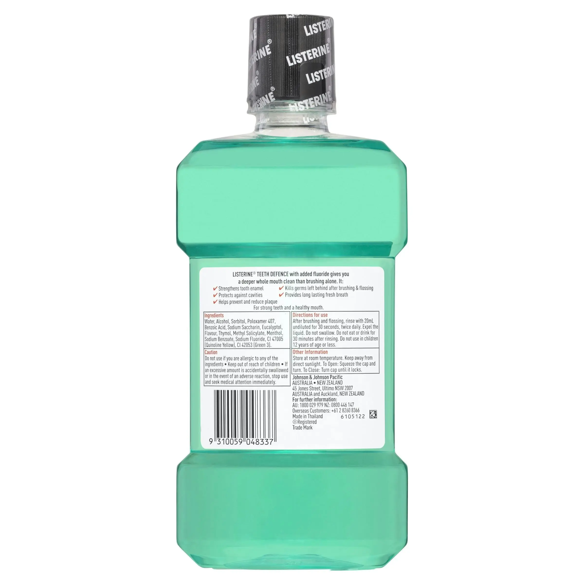 Listerine Mouthwash Teeth Defence 1L