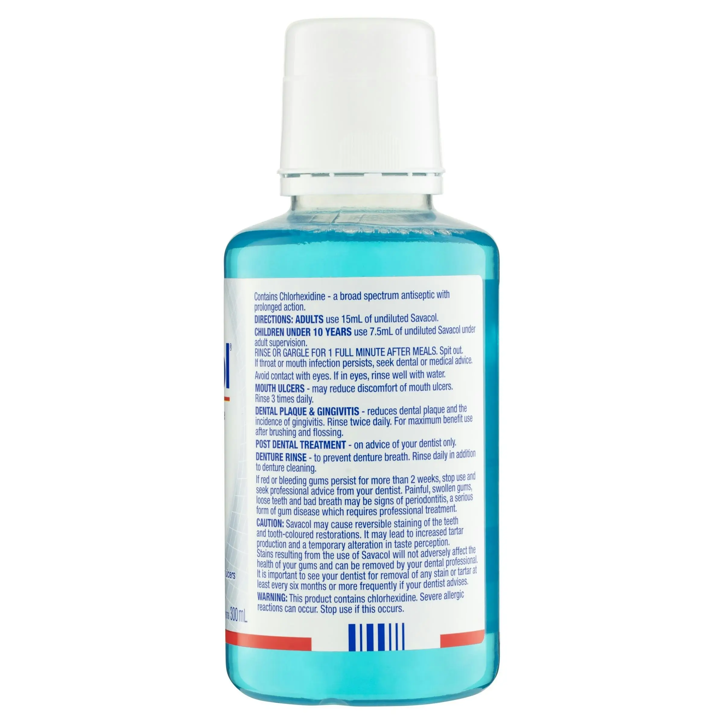 Colgate Savacol Mouthwash Fresh Mint 300mL