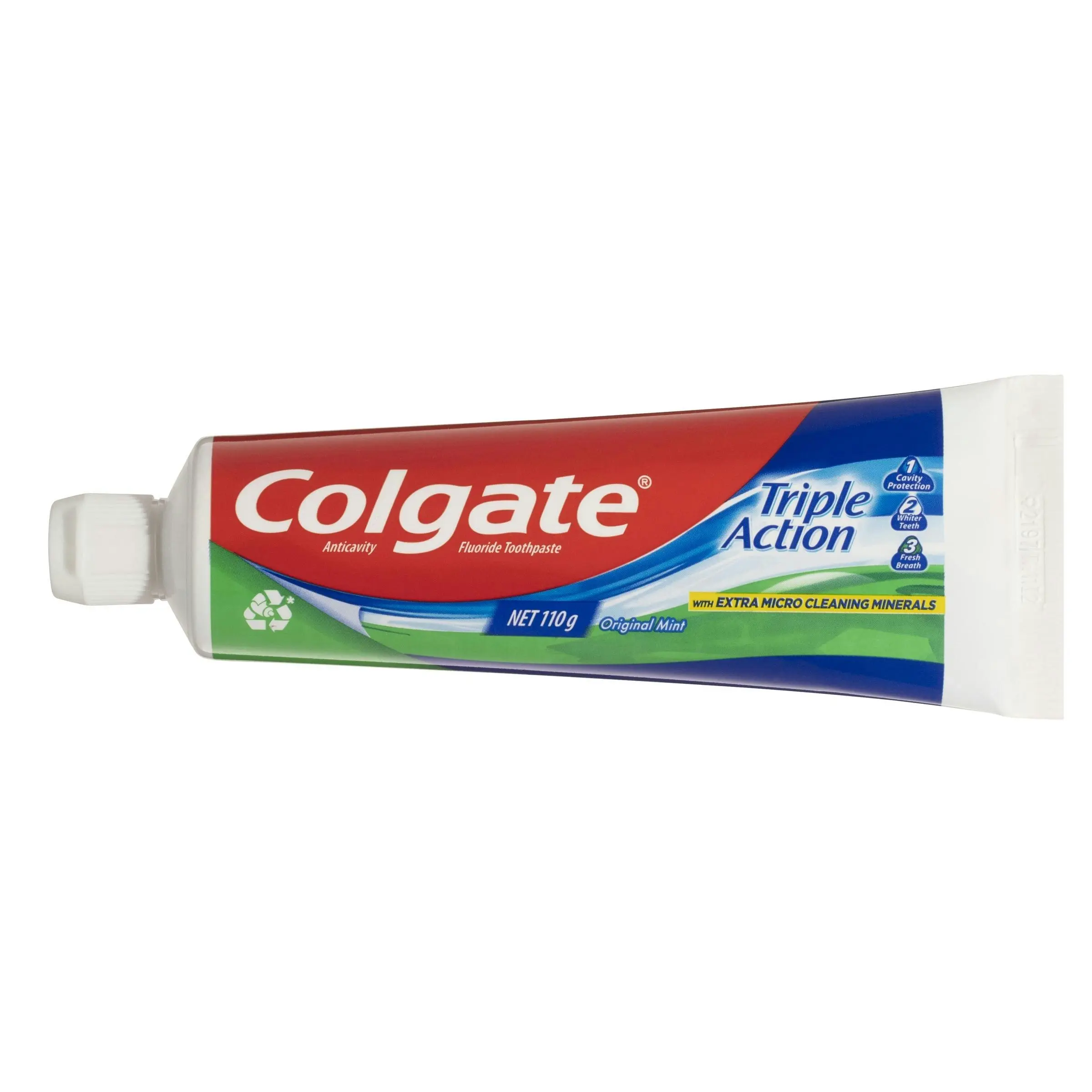 Colgate Triple Action Cavity Protection Fluoride Original Mint Toothpaste 110g