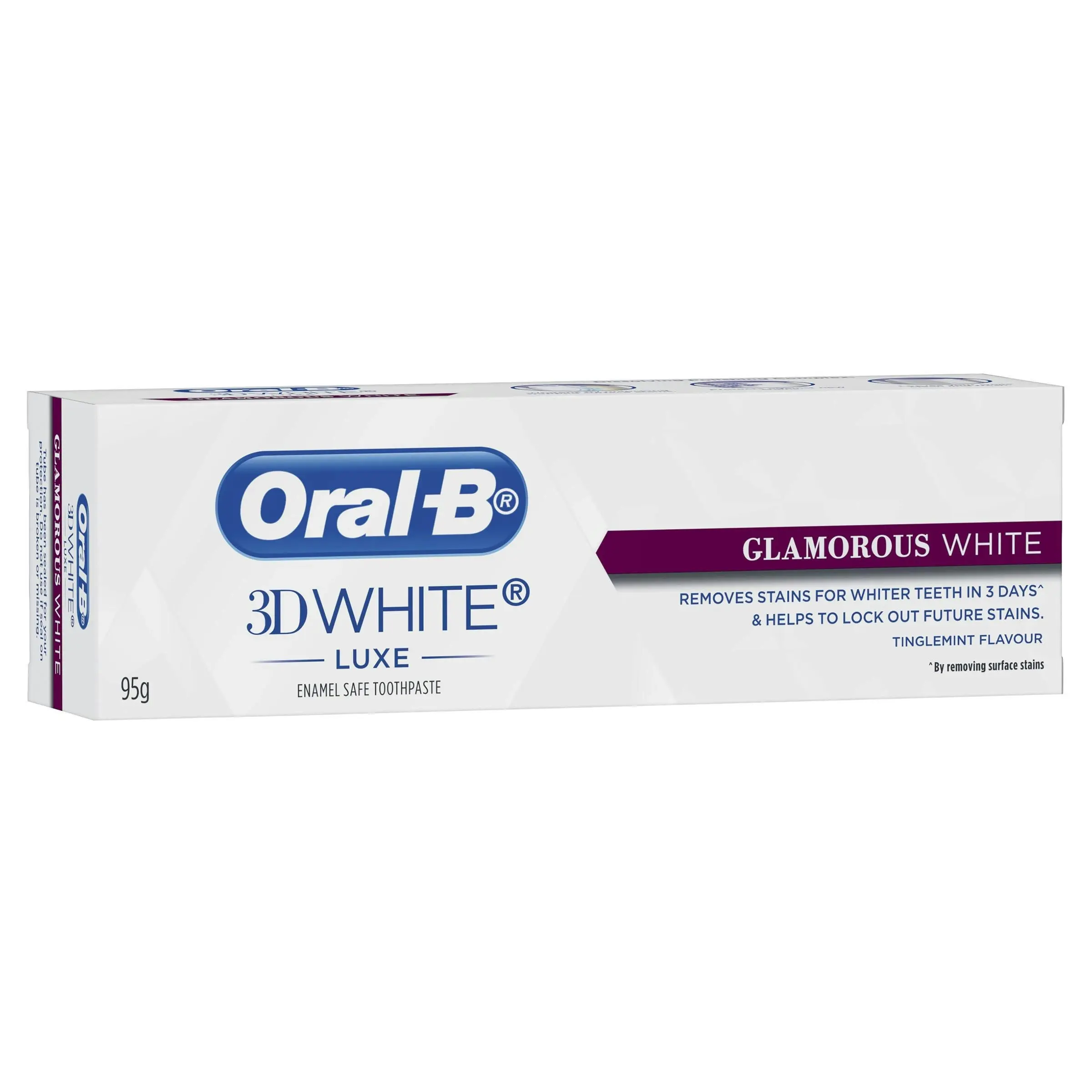 Oral B 3DWhite Luxe Glamorous White Toothpaste 95 g