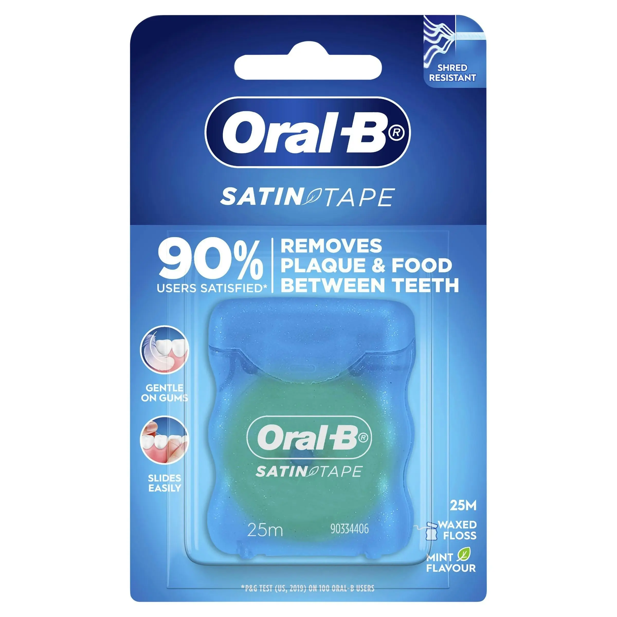 Oral B Satin Tape Mint Dental Floss 25m