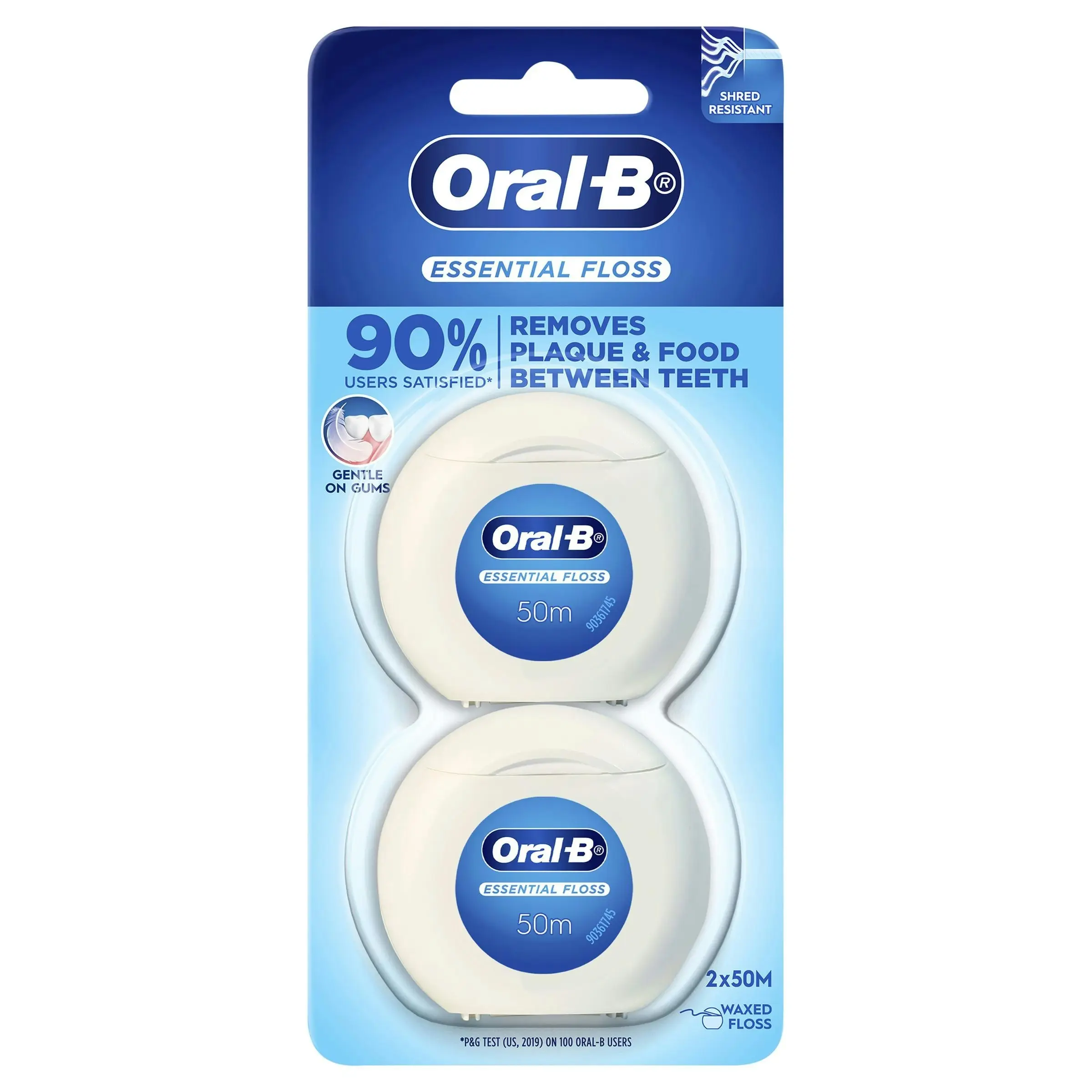 Oral B Essential Floss Dental Floss 2x50m