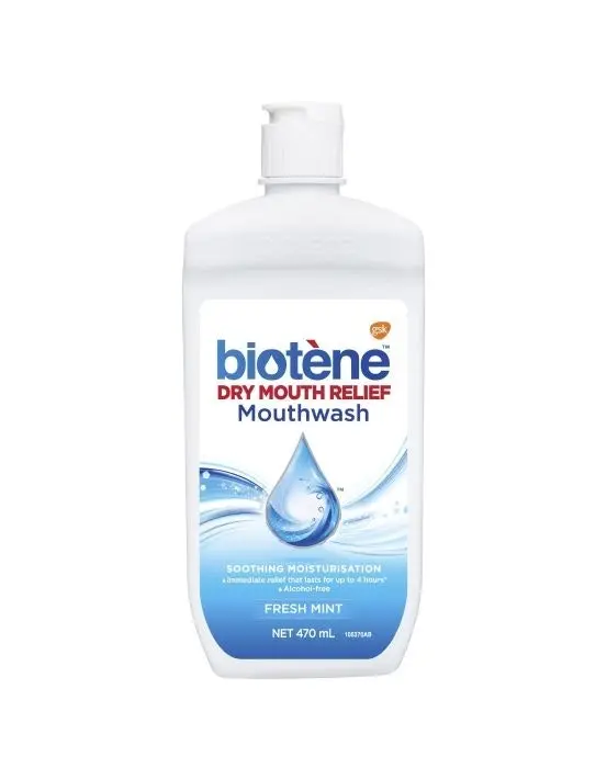 Biotene Dry Mouth Relief Mouthwash Fresh Mint 470mL