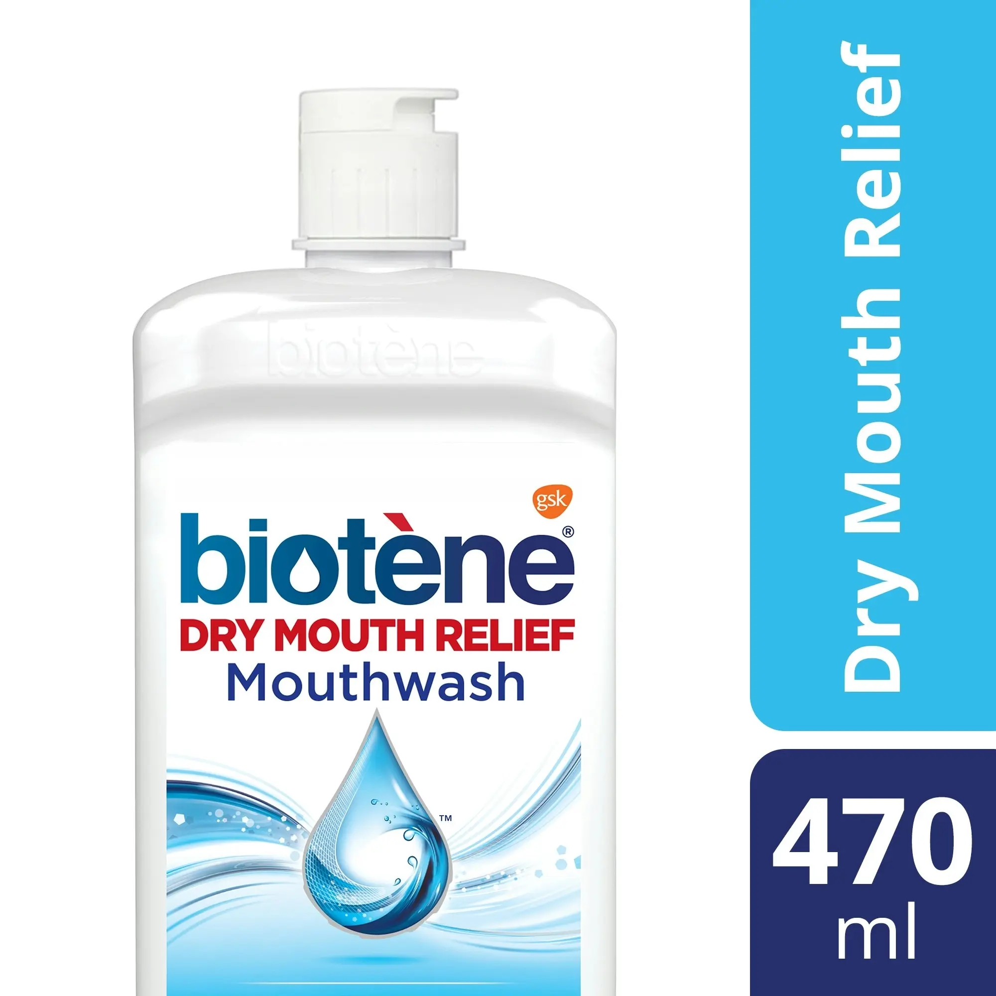 Biotene Dry Mouth Relief Mouthwash Fresh Mint 470mL