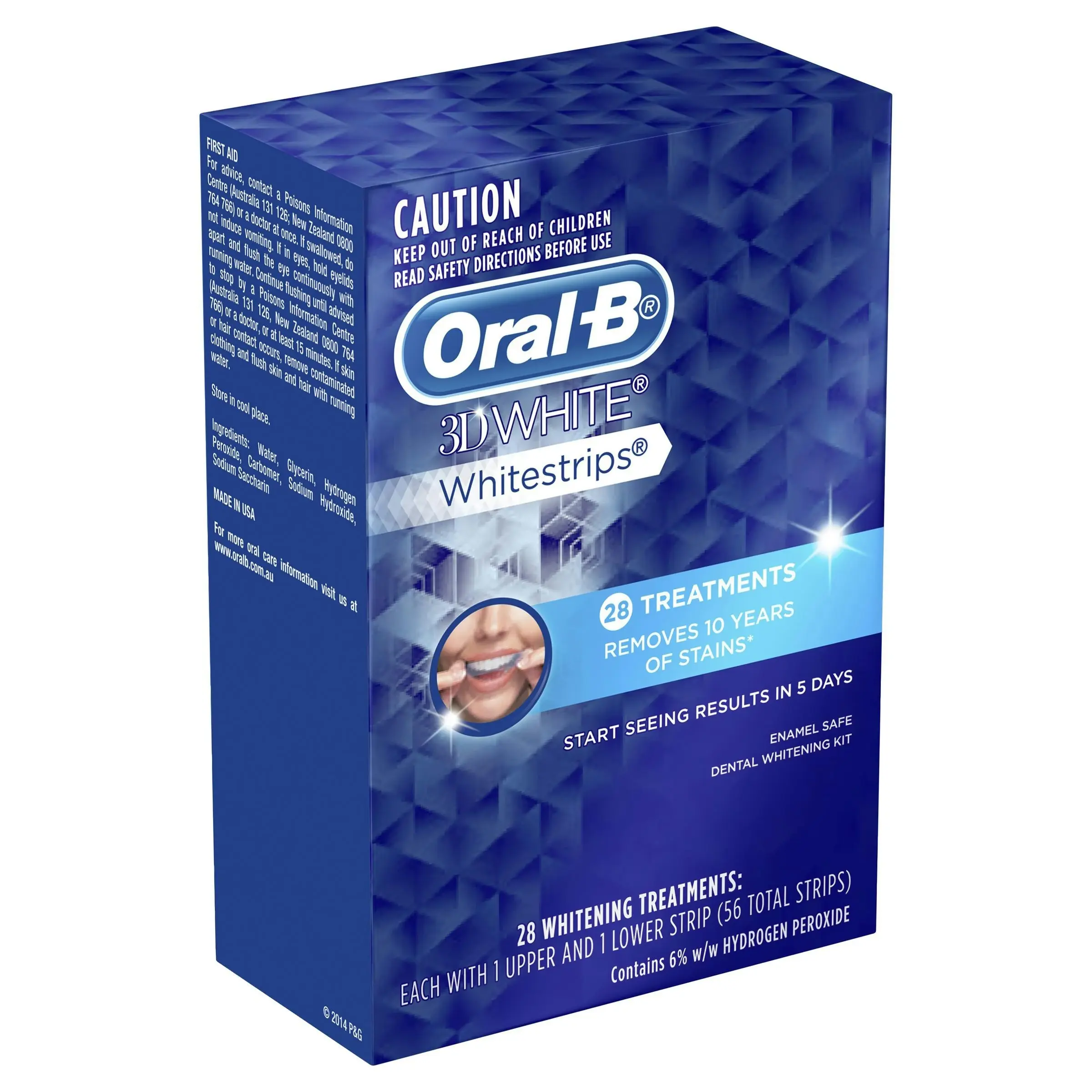 Oral B 3D White Whitestrips 28 Treatments