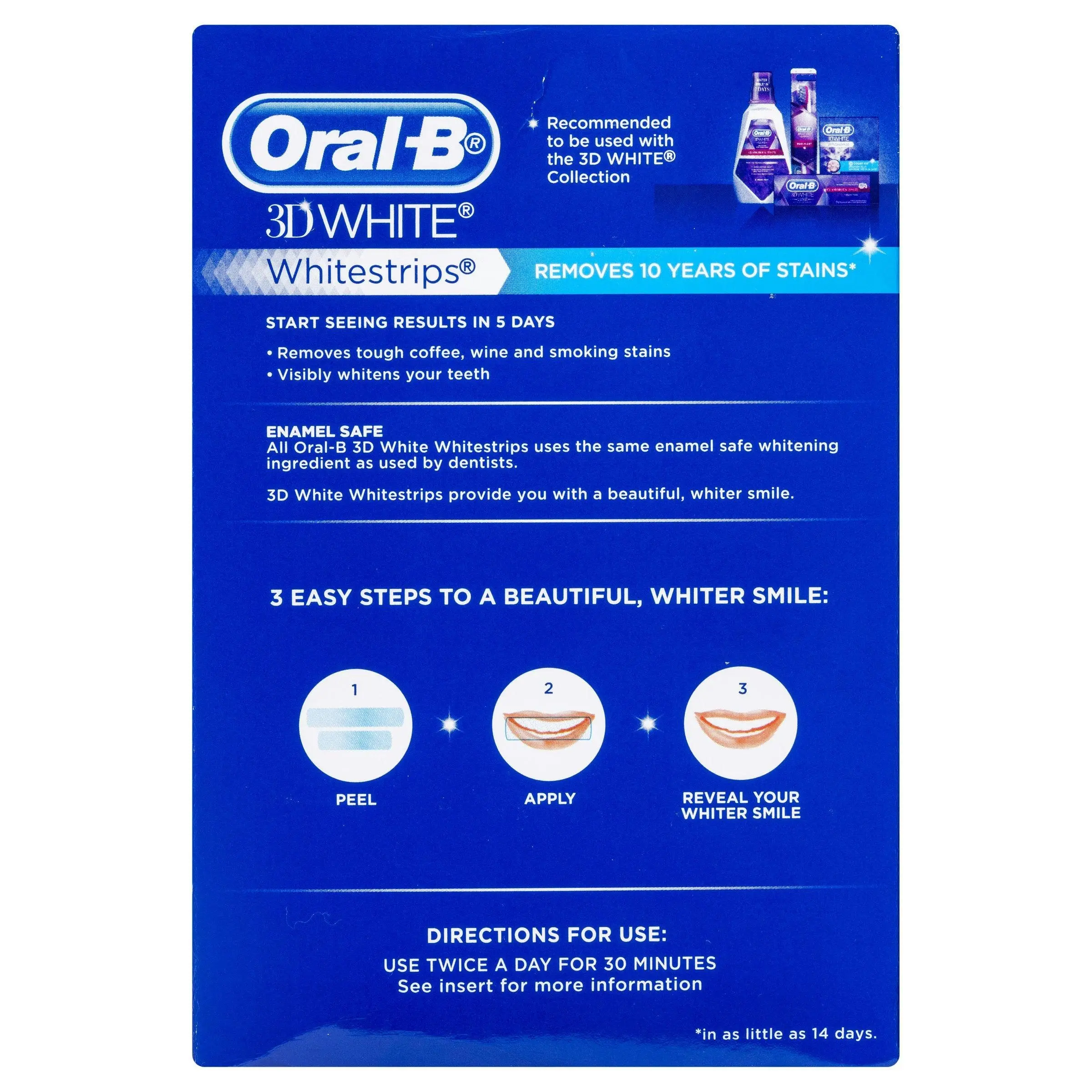 Oral B 3D White Whitestrips 28 Treatments