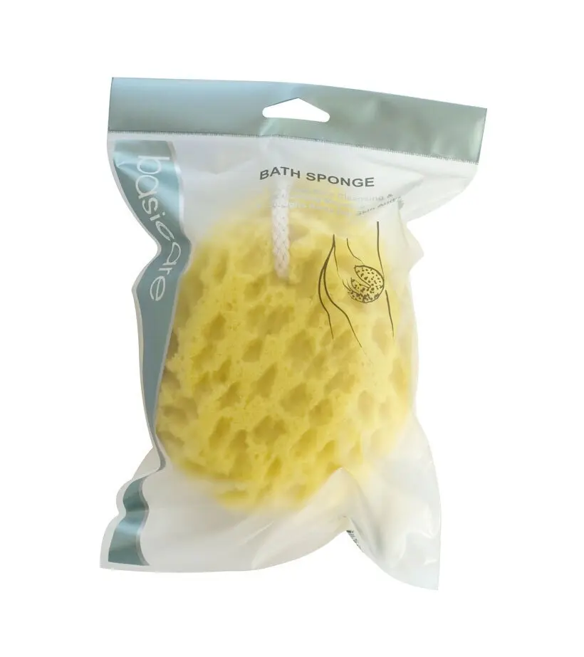 Basicare Bath Sponge (Sea Sponge Shaped) with Hanging Cord