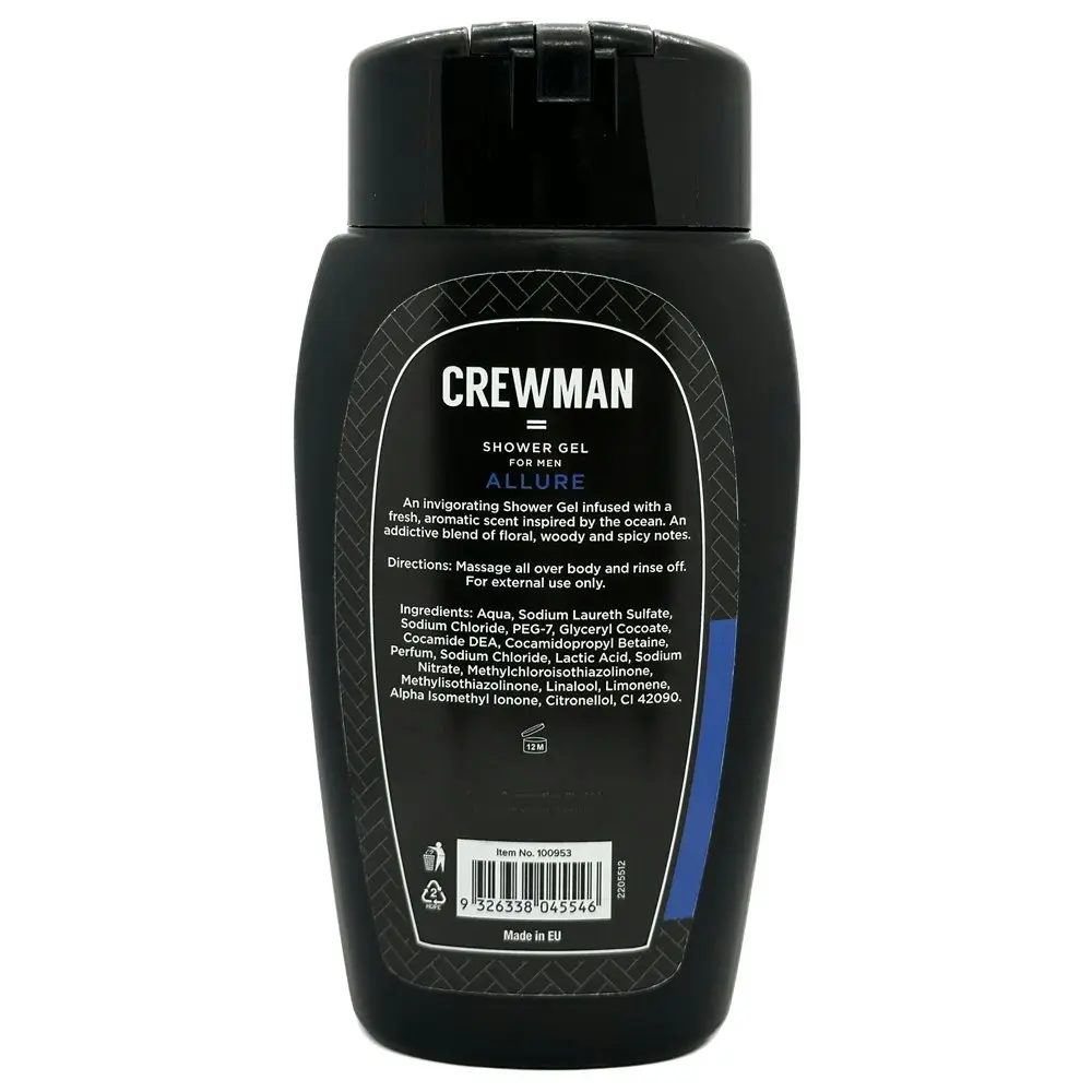 Crewman Allure Shower Gel For Men 200ml