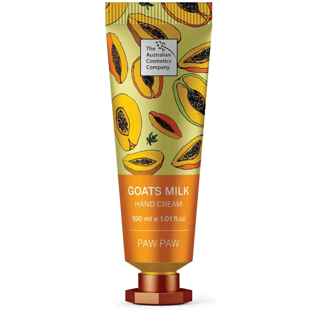 The Australian Cosmetics Company Goats Milk Hand Cream Paw Paw 100ml