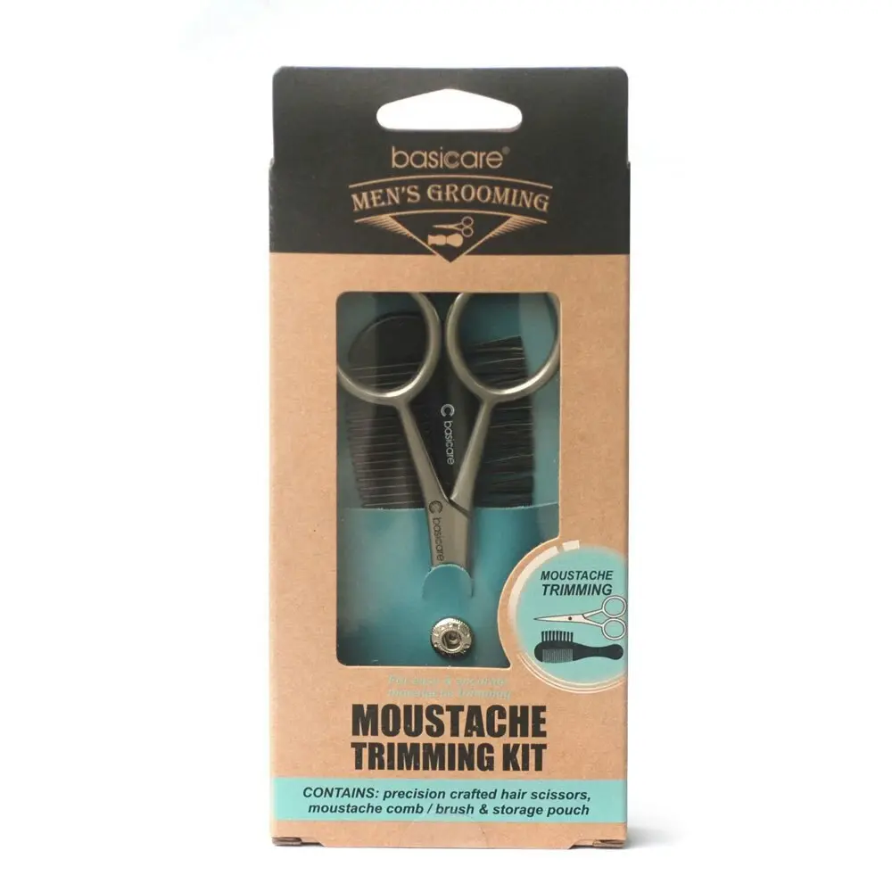 Basicare Mens Grooming Moustache Trimming Kit