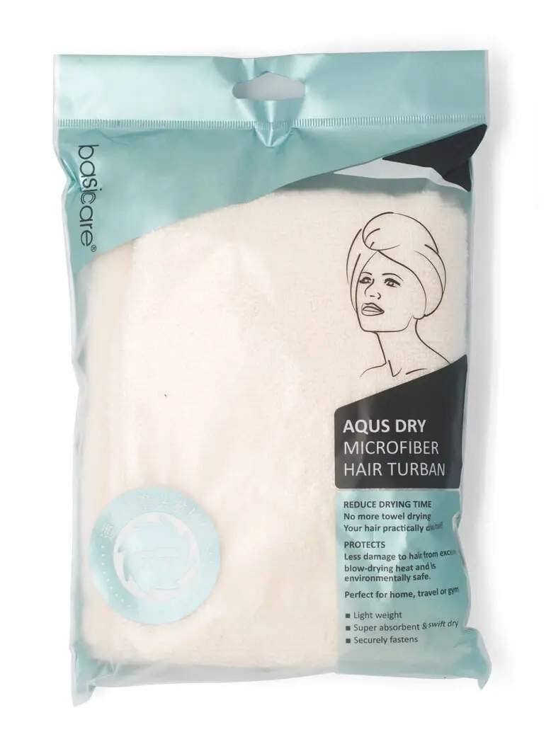 Basicare Aqus Dry Microfiber Hair Turban