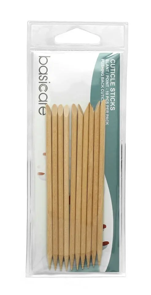 Basicare Cuticle Sticks 10pack 115mm