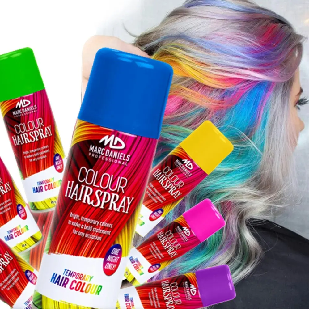 Marc Daniels Coloured Hair Spray Multi-Pack 7 colours 7 x 85g