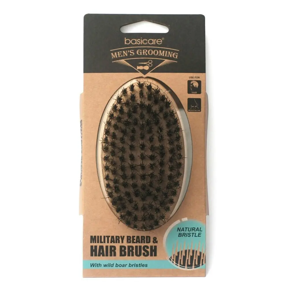 Basicare Military Beard & Hair Brush