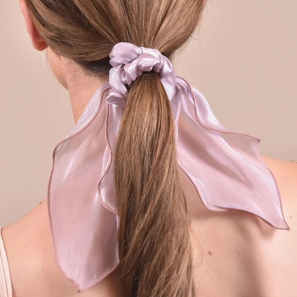 Culturesse Felicia High Gloss Bridal Style Scrunchie